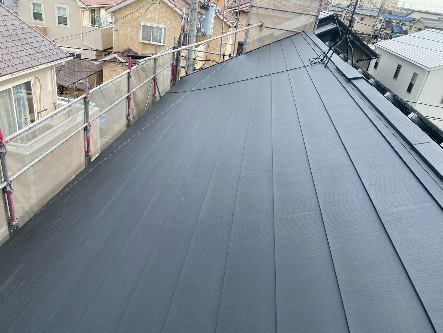 加古川市平岡町　K様　カバー工法　完工